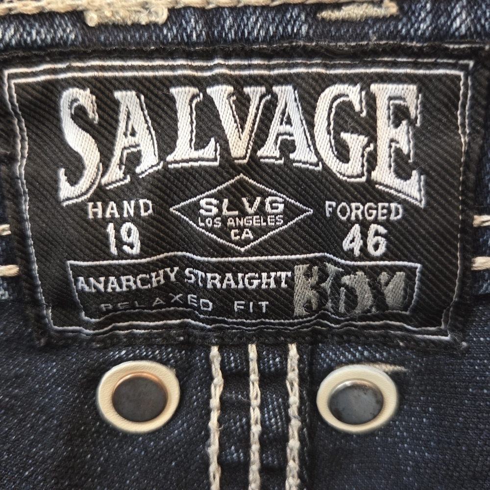 Salvage Mayhem Bootcut Jeans Designed For Buckle Size 36 - Picture 7 of 11